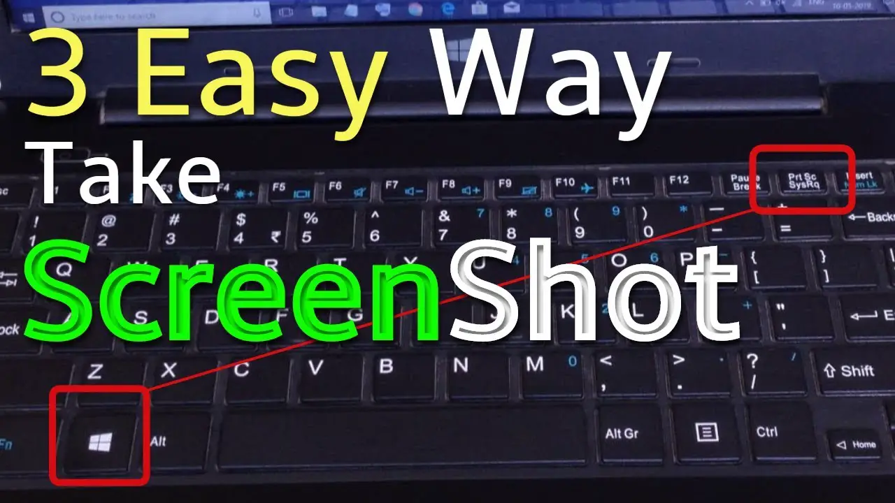 how to take screenshot on a laptop